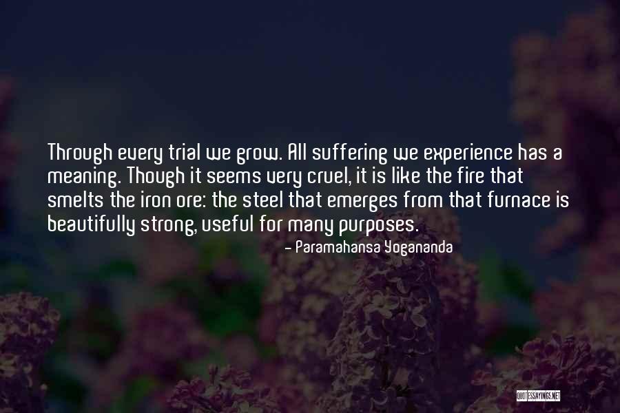 We Grow Strong Quotes By Paramahansa Yogananda