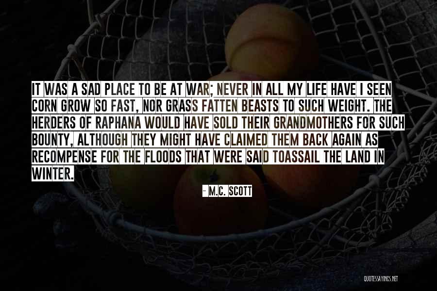 We Grow Up So Fast Quotes By M.C. Scott We Grow Up So Fast Quotes By M.C. Scott