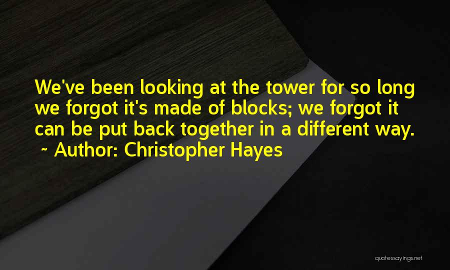 We Have Been Together For So Long Quotes By Christopher Hayes
