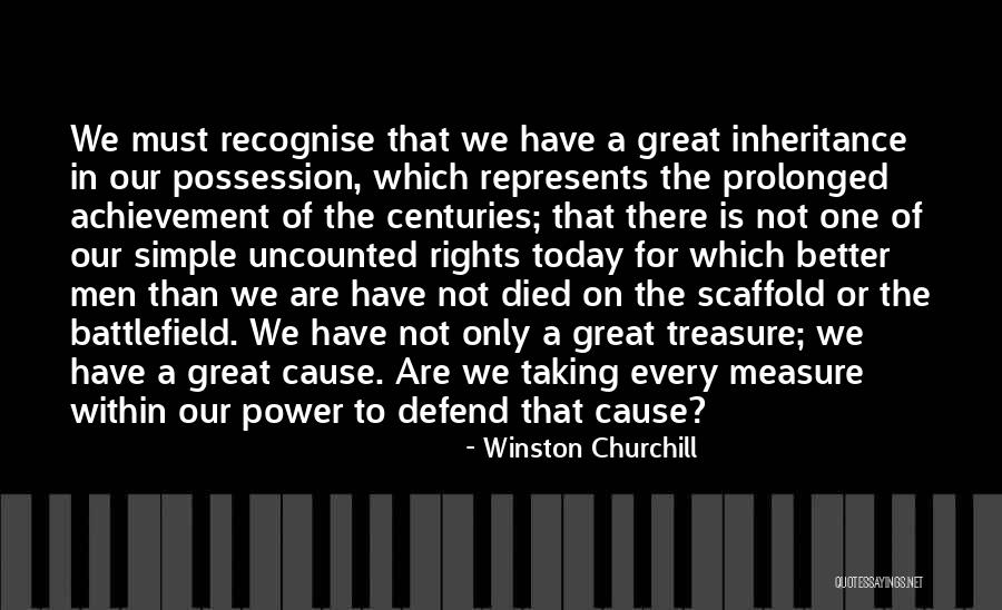 We Have Rights Quotes By Winston Churchill