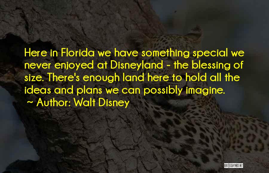 We Have Something Special Quotes By Walt Disney