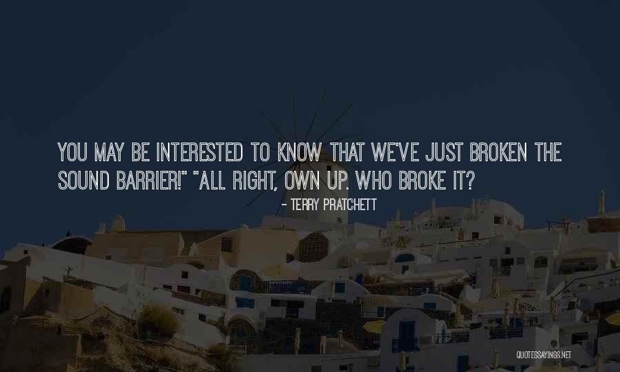 We Just Broke Up Quotes By Terry Pratchett