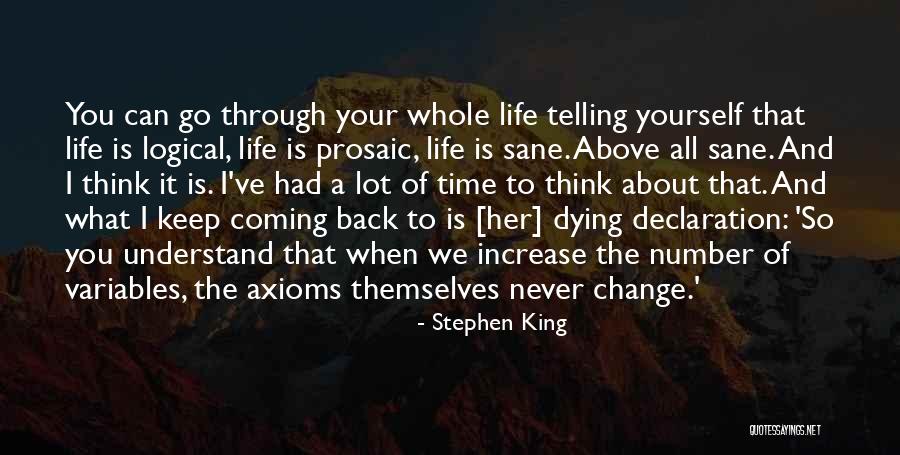 We Keep Coming Back To Each Other Quotes By Stephen King