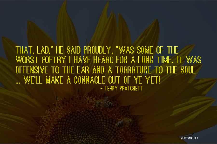 We Lad Quotes By Terry Pratchett We Lad Quotes By Terry Pratchett