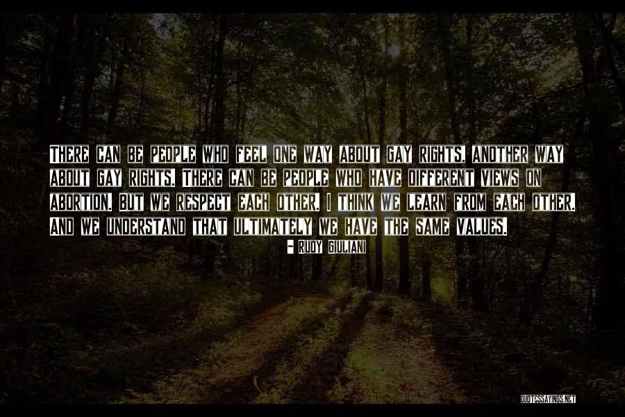 We Learn From Each Other Quotes By Rudy Giuliani We Learn From Each Other Quotes By Rudy Giuliani