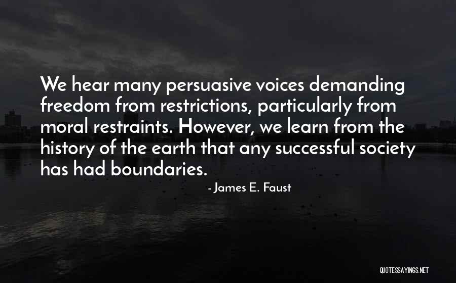 We Learn From History Quotes By James E. Faust