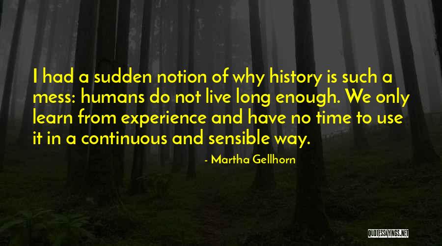 We Learn From History Quotes By Martha Gellhorn We Learn From History Quotes By Martha Gellhorn