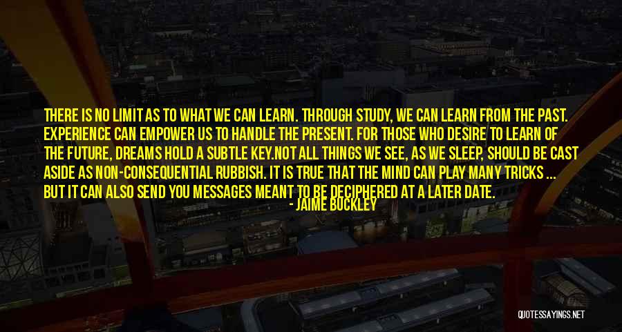 We Learn From The Past Quotes By Jaime Buckley