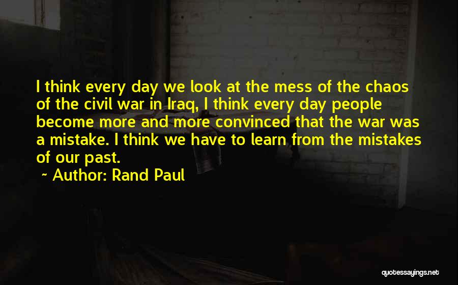 We Learn From The Past Quotes By Rand Paul