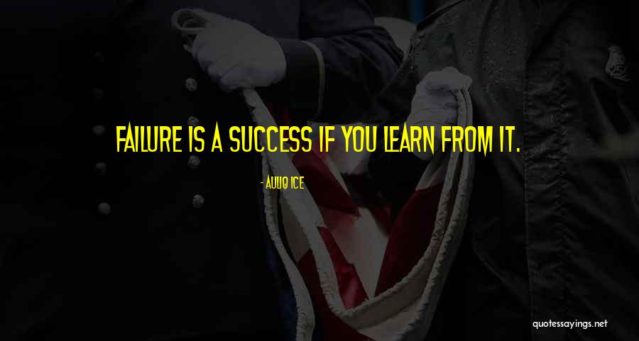We Learn More From Failure Than Success Quotes By Auliq Ice We Learn More From Failure Than Success Quotes By Auliq Ice