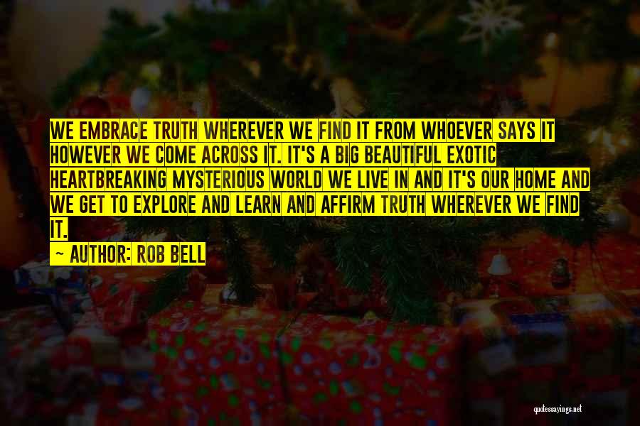 We Live In A Beautiful World Quotes By Rob Bell