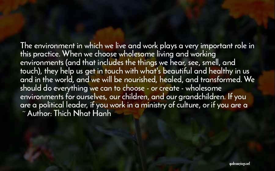 We Live In A Beautiful World Quotes By Thich Nhat Hanh