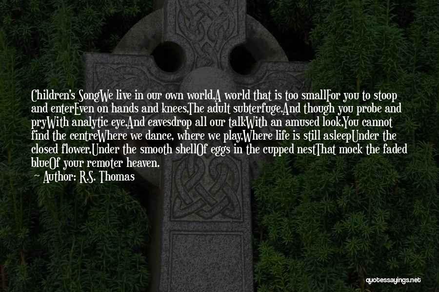We Live In A Small World Quotes By R.S. Thomas