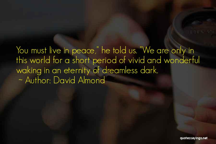 We Live In A Wonderful World Quotes By David Almond