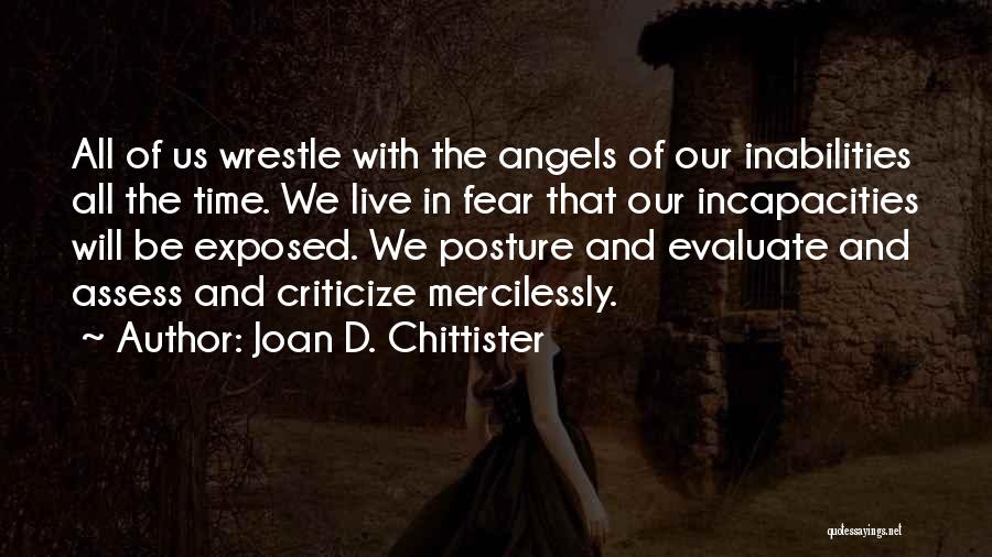 We Live In Fear Quotes By Joan D. Chittister