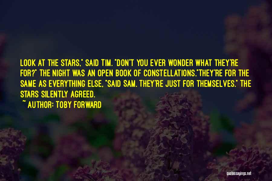 We Look At The Same Stars Quotes By Toby Forward