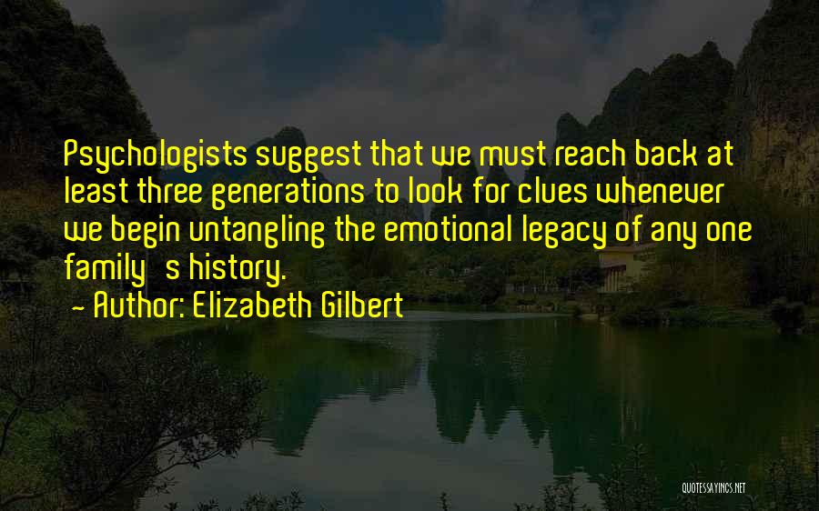 We Look Back Quotes By Elizabeth Gilbert