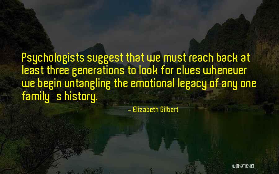 We Look Back Quotes By Elizabeth Gilbert