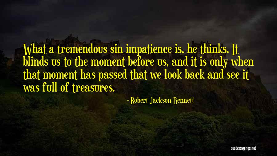 We Look Back Quotes By Robert Jackson Bennett