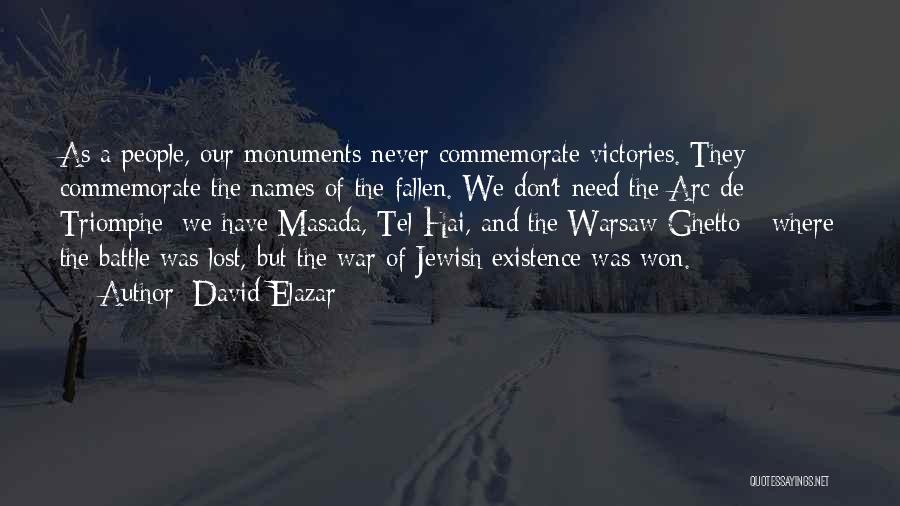 We Lost But Quotes By David Elazar