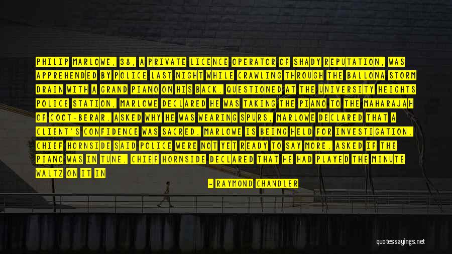 We Made It Through The Storm Quotes By Raymond Chandler We Made It Through The Storm Quotes By Raymond Chandler