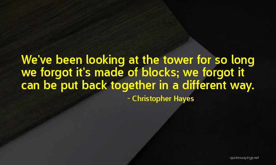 We Made It Together Quotes By Christopher Hayes