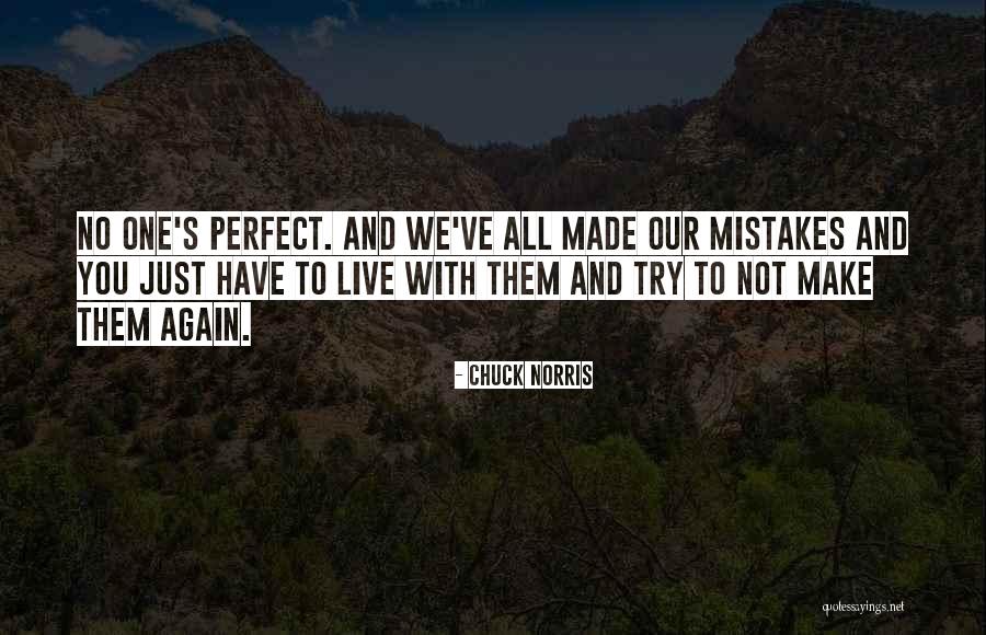 We Make Mistakes Quotes By Chuck Norris We Make Mistakes Quotes By Chuck Norris