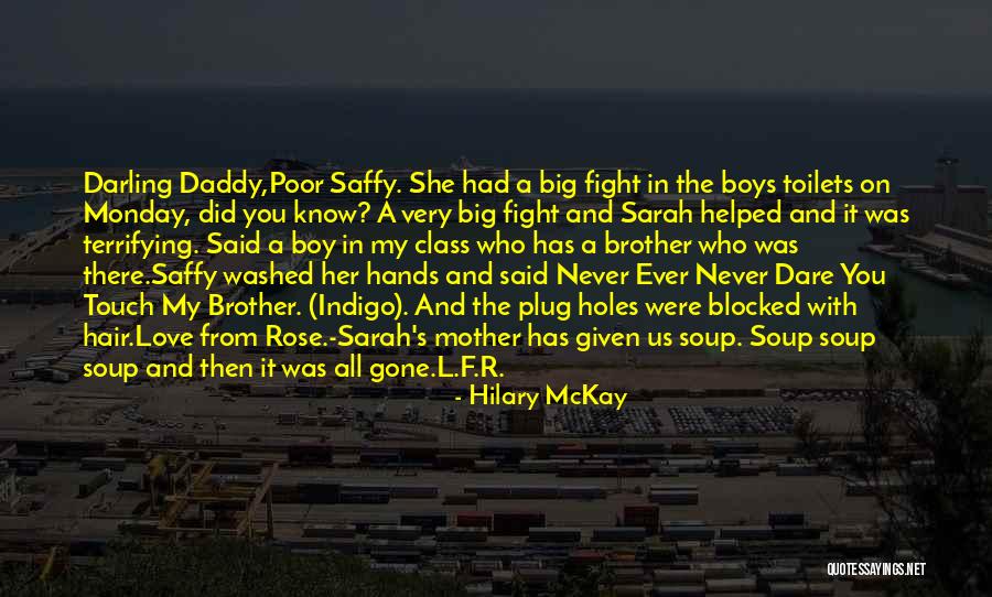 We May Fight Brother Quotes By Hilary McKay We May Fight Brother Quotes By Hilary McKay