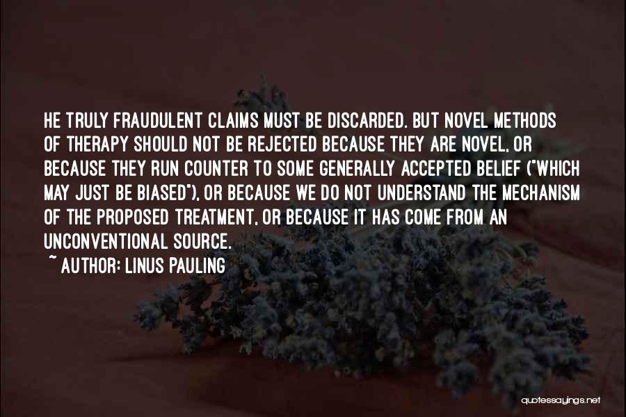 We May Not Understand Quotes By Linus Pauling