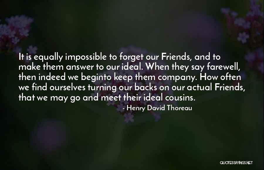 We Meet Friends Quotes By Henry David Thoreau We Meet Friends Quotes By Henry David Thoreau
