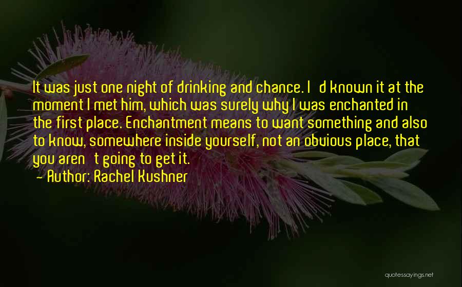 We Met By Chance Quotes By Rachel Kushner