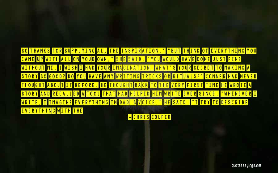 We Miss You Dad Quotes By Chris Colfer We Miss You Dad Quotes By Chris Colfer