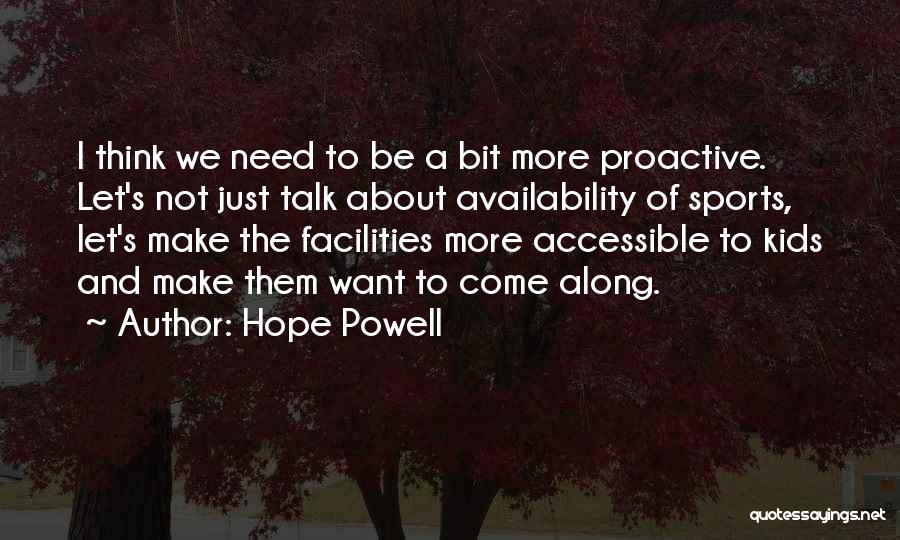 We Need To Talk Quotes By Hope Powell