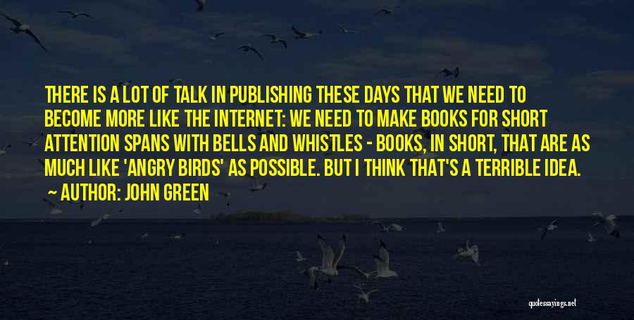 We Need To Talk Quotes By John Green