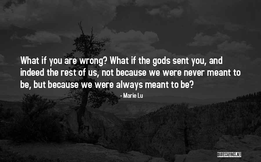 We Never Meant To Be Quotes By Marie Lu We Never Meant To Be Quotes By Marie Lu