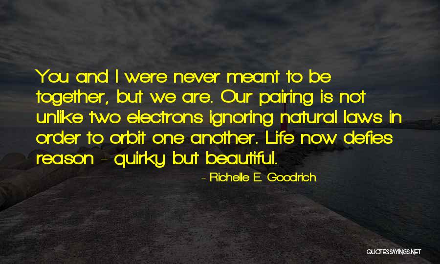 We Never Meant To Be Quotes By Richelle E. Goodrich We Never Meant To Be Quotes By Richelle E. Goodrich