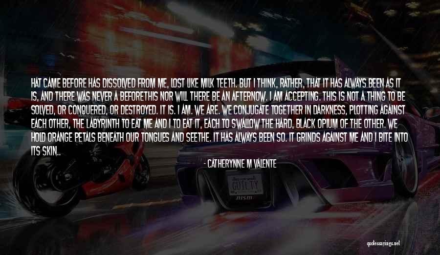 We Not Together But Quotes By Catherynne M Valente We Not Together But Quotes By Catherynne M Valente