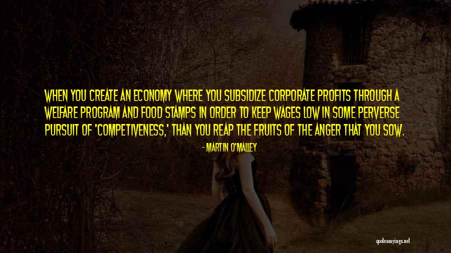 We Reap What We Sow Quotes By Martin O'Malley We Reap What We Sow Quotes By Martin O'Malley