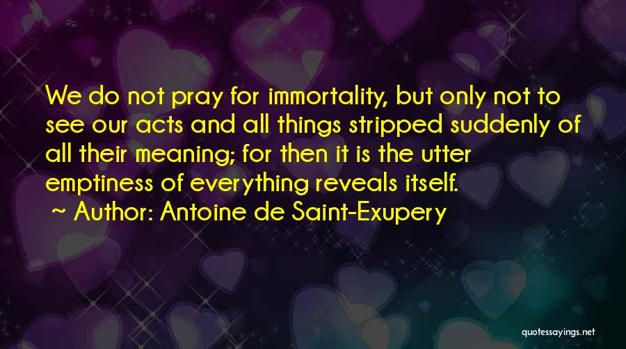 We See Everything Quotes By Antoine De Saint-Exupery