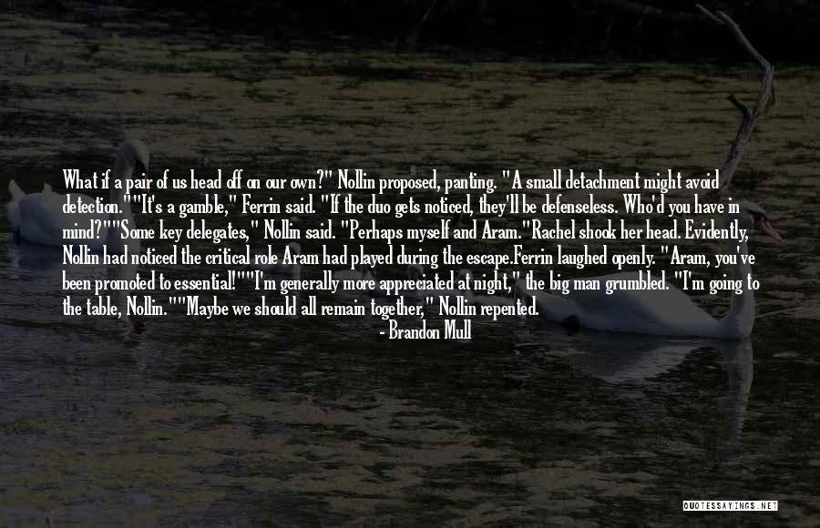 We Should Have Been Together Quotes By Brandon Mull We Should Have Been Together Quotes By Brandon Mull