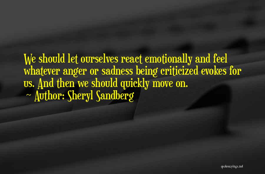 We Should Move On Quotes By Sheryl Sandberg