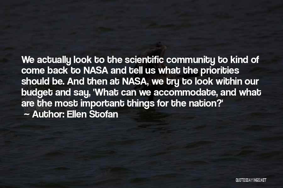 We Should Try Quotes By Ellen Stofan