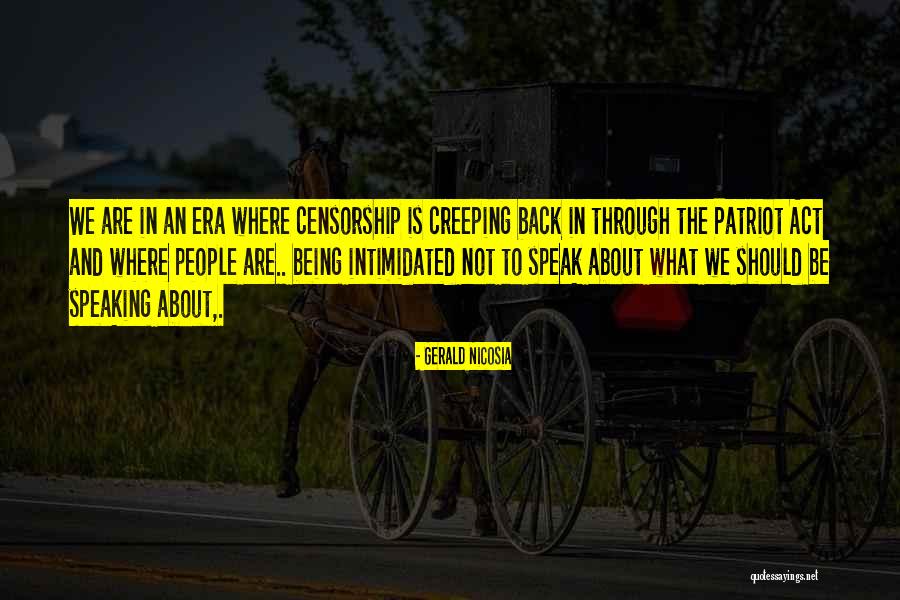 We Speak Quotes By Gerald Nicosia We Speak Quotes By Gerald Nicosia