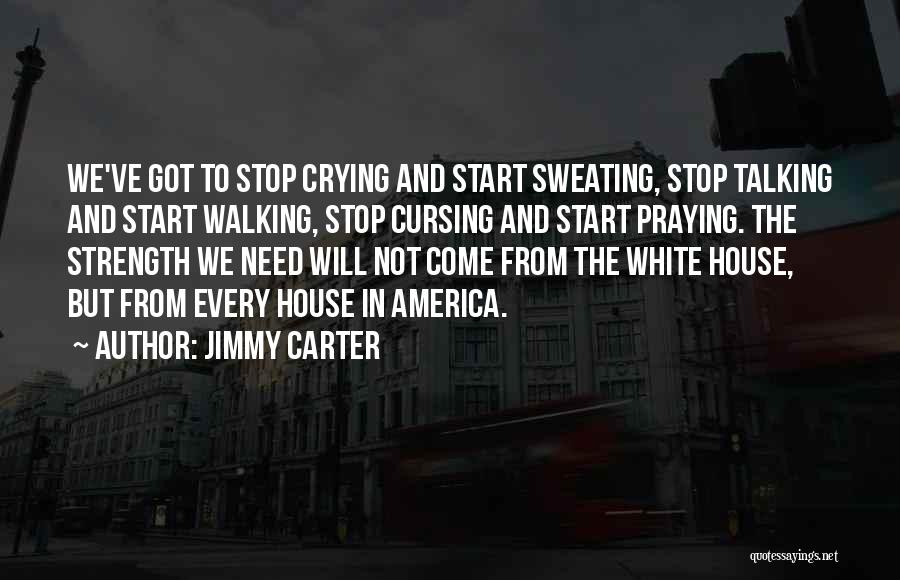 We Stop Talking Quotes By Jimmy Carter