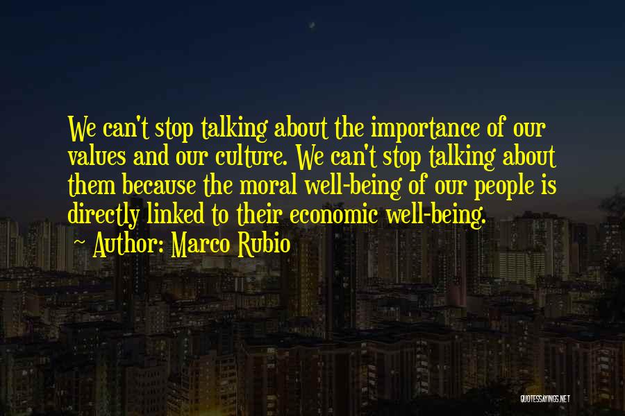 We Stop Talking Quotes By Marco Rubio