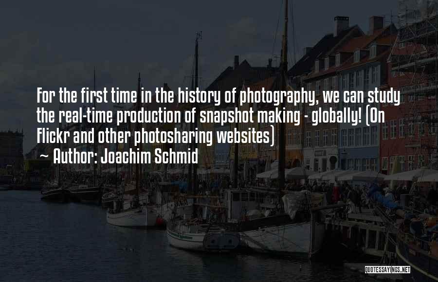 We Study History Quotes By Joachim Schmid