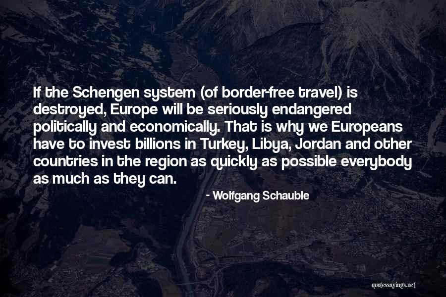 We Travel Quotes By Wolfgang Schauble