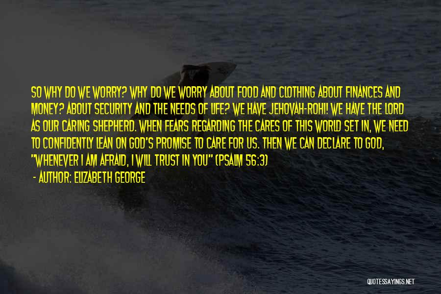 We Trust In God Quotes By Elizabeth George