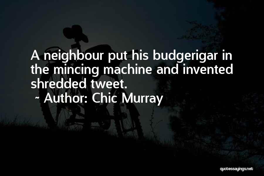 We Tweet Funny Quotes By Chic Murray
