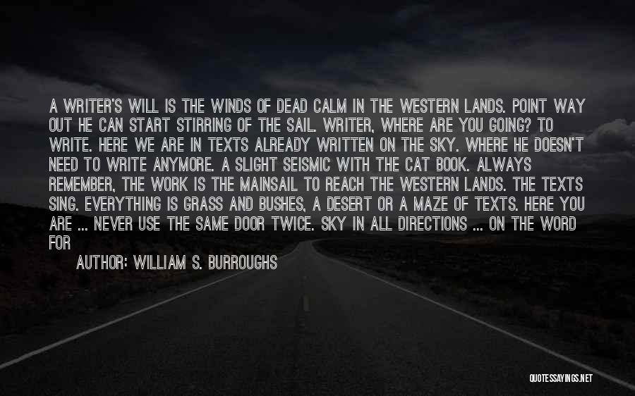 We Will Always Remember You Quotes By William S. Burroughs